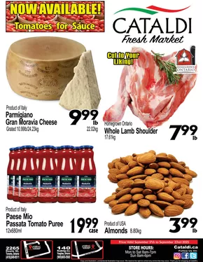 Cataldi catalogue in Oakville | Top offers for smart savers | 2025-09-22T00:00:00.000Z - 2025-10-06T00:00:00.000Z