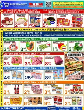 88 Supermarket catalogue in Oakville | 88 Supermarket flyer week 38 | 2025-09-22T00:00:00.000Z - 2025-09-25T00:00:00.000Z