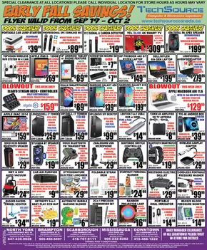 TechSource catalogue in Drummondville | TechSource, flyer | 2025-09-23T00:00:00.000Z - 2025-10-07T00:00:00.000Z