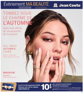 Jean Coutu catalogue in Maidstone | Cosmetics Insert | 2025-09-25T00:00:00.000Z - 2025-10-08T00:00:00.000Z