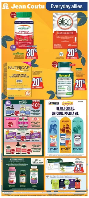 Jean Coutu catalogue in Maidstone | Top offers for smart savers | 2025-09-25T00:00:00.000Z - 2025-10-08T00:00:00.000Z