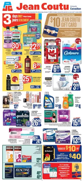Jean Coutu catalogue in Rosthern | Our best offers for you | 2025-09-25T00:00:00.000Z - 2025-10-01T00:00:00.000Z