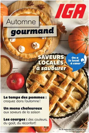 IGA catalogue in Salaberry-de-Valleyfield | Special offers for you | 2025-09-25T00:00:00.000Z - 2025-10-01T00:00:00.000Z