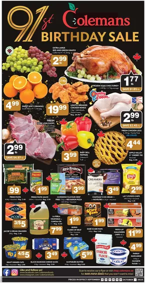 Coleman's catalogue in Deer Lake | Top offers for all bargain hunters | 2025-09-25T00:00:00.000Z - 2025-10-01T00:00:00.000Z
