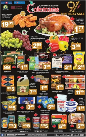 Coleman's catalogue in Deer Lake | Great offer for bargain hunters | 2025-09-25T00:00:00.000Z - 2025-10-01T00:00:00.000Z
