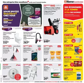 Home Hardware catalogue in Yorkton | Wide range of offers | 2025-09-25T00:00:00.000Z - 2025-10-08T00:00:00.000Z