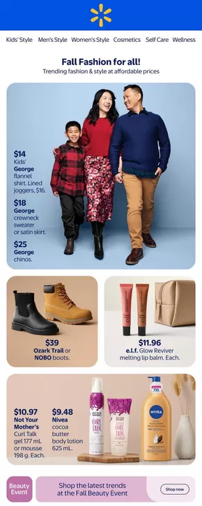 Walmart catalogue in Slave Lake | Great discounts on selected products | 2025-09-24T00:00:00.000Z - 2025-10-08T00:00:00.000Z