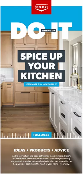 Co-op Home Centre catalogue in Timmins | Do It With Co-op: Spice Up Your Kitchen | 2025-09-25T00:00:00.000Z - 2025-11-12T00:00:00.000Z