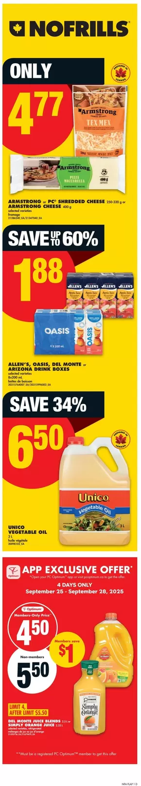 No Frills Weekly ad