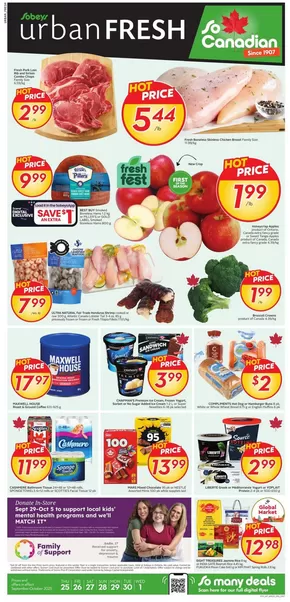 Sobeys catalogue in North Battleford | Discounts and promotions | 2025-09-25T00:00:00.000Z - 2025-10-01T00:00:00.000Z