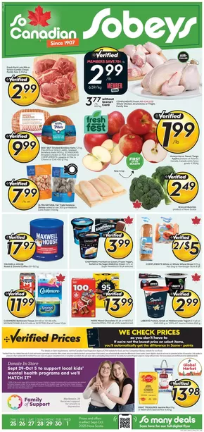Sobeys catalogue in North Battleford | Attractive special offers for everyone | 2025-09-25T00:00:00.000Z - 2025-10-01T00:00:00.000Z