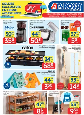 Rossy catalogue in Chatham-Kent | Our best bargains | 2025-09-25T00:00:00.000Z - 2025-10-01T00:00:00.000Z