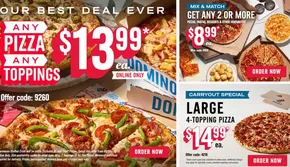 Domino's Pizza catalogue in Brockville | Our best deal ever  | 2025-09-24T00:00:00.000Z - 2025-10-19T00:00:00.000Z