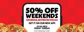 Pizza Hut catalogue in Brockville | 50% off off weekends  | 2025-09-24T00:00:00.000Z - 2025-10-08T00:00:00.000Z