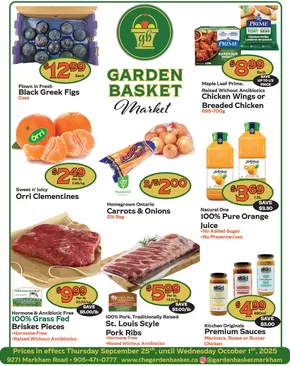The Garden Basket catalogue in Brampton | Weekly flyer  | 2025-09-25T00:00:00.000Z - 2025-10-01T00:00:00.000Z