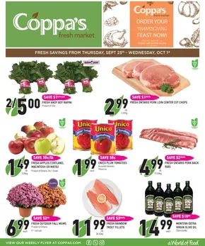 Coppa's catalogue in Estevan | Weekly flyer  | 2025-09-25T00:00:00.000Z - 2025-10-01T00:00:00.000Z
