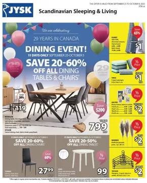 JYSK catalogue in Niagara Falls | This week's offer Flyer | 2025-09-30T00:00:00.000Z - 2025-10-14T00:00:00.000Z