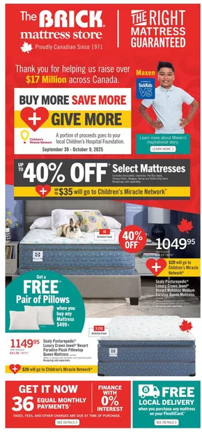 The Brick catalogue in Truro | Brick Mattress Store | 2025-09-30T00:00:00.000Z - 2025-10-09T00:00:00.000Z