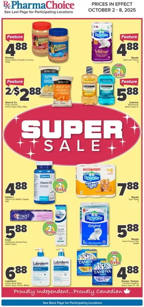 PharmaChoice catalogue in Peace River | Our best deals for you | 2025-10-02T00:00:00.000Z - 2025-10-08T00:00:00.000Z