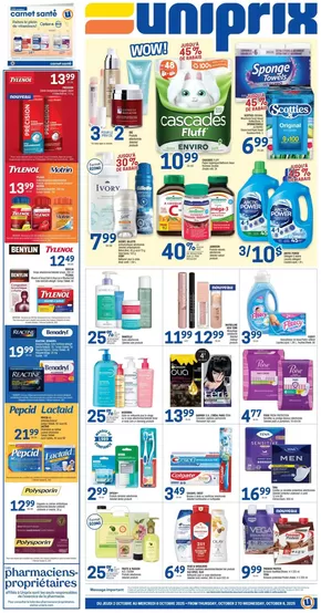 Uniprix catalogue in Guelph | Uniprix Weekly ad | 2025-10-02T00:00:00.000Z - 2025-10-08T00:00:00.000Z