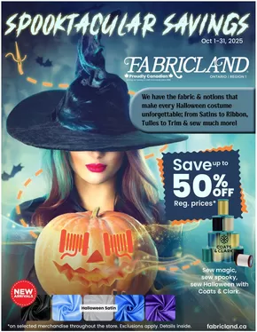 Fabricland catalogue in Timmins | Flyer | 2025-10-01T00:00:00.000Z - 2025-10-31T00:00:00.000Z