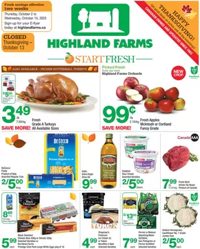 Highland Farms flyer