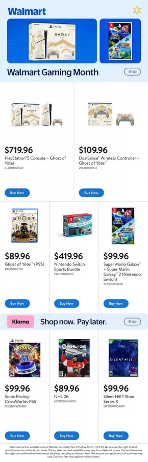Walmart catalogue in Estevan | Current deals and offers | 2025-10-02T00:00:00.000Z - 2025-10-15T00:00:00.000Z