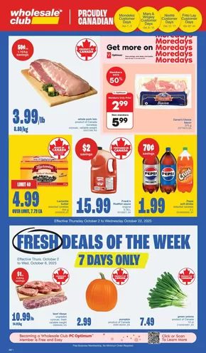 Wholesale Club Weekly ad