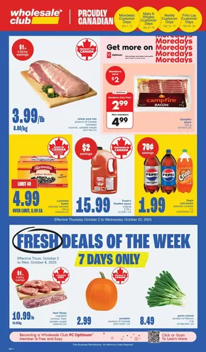 Wholesale Club catalogue in Vancouver | Current bargains and offers | 2025-10-02T00:00:00.000Z - 2025-10-22T00:00:00.000Z