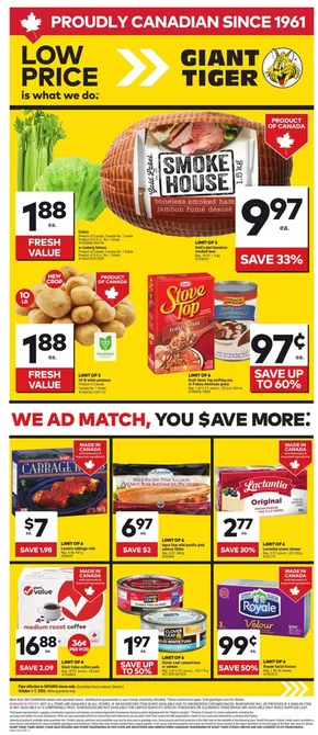Giant Tiger catalogue in Peterborough | Great offer for bargain hunters | 2025-10-01T00:00:00.000Z - 2025-10-07T00:00:00.000Z