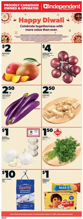 Independent Grocer catalogue in Richmond | Independent Grocer weeky flyer | 2025-10-02T00:00:00.000Z - 2025-10-22T00:00:00.000Z