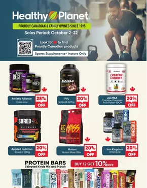 Healthy Planet catalogue in Orangeville | Buy 10 get 12%  | 2025-10-02T00:00:00.000Z - 2025-10-22T00:00:00.000Z