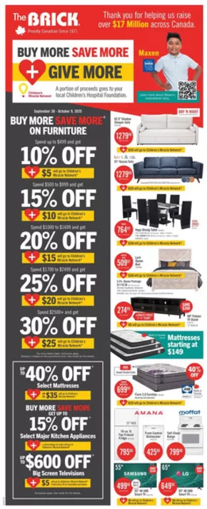 The Brick catalogue | Weekly Flyer | 2025-09-30T00:00:00.000Z - 2025-10-09T00:00:00.000Z