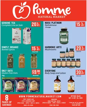 October monthly flyer 2025 