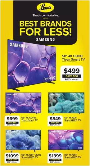 Leon's catalogue in Moncton | Great discounts on selected products | 2025-10-03T00:00:00.000Z - 2025-10-09T00:00:00.000Z