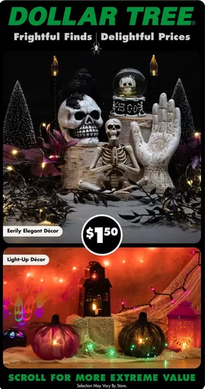 Dollar Tree catalogue in Gatineau | Scroll for more extrem value  | 2025-10-03T00:00:00.000Z - 2025-10-11T00:00:00.000Z