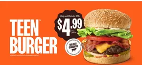 A&W catalogue in Peterborough | Teen burger 4.99 $ | 2025-10-06T00:00:00.000Z - 2025-10-12T00:00:00.000Z