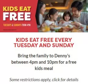 Denny's catalogue in Charlottetown (Prince Edward Island) | Kids eat free  | 2025-10-06T00:00:00.000Z - 2025-10-20T00:00:00.000Z