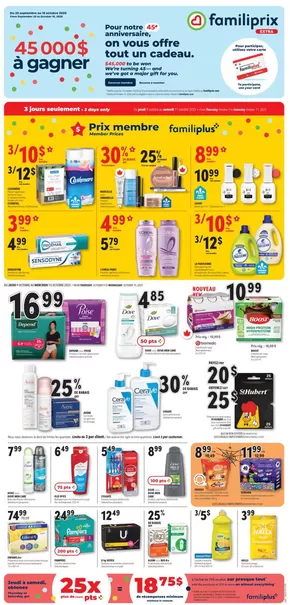 Familiprix catalogue in Aylmer QC | Our best offers for you | 2025-10-09T00:00:00.000Z - 2025-10-15T00:00:00.000Z