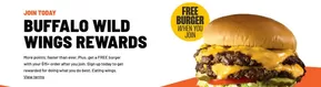 Buffalo Wild Wings catalogue in Moose Jaw | Free burger when you join  | 2025-10-07T00:00:00.000Z - 2025-10-21T00:00:00.000Z