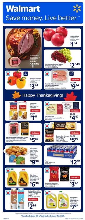 Walmart catalogue in Abbotsford | Walmart flyer | 2025-10-09T00:00:00.000Z - 2025-10-15T00:00:00.000Z