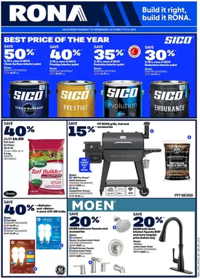 RONA catalogue in Sault Ste. Marie | Exclusive bargains | 2025-10-09T00:00:00.000Z - 2025-10-15T00:00:00.000Z
