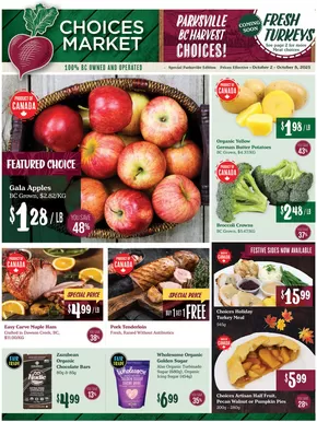 Choices Market catalogue in Kelowna | Choices Market weekly flyer | 2025-10-08T00:00:00.000Z - 2025-10-22T00:00:00.000Z