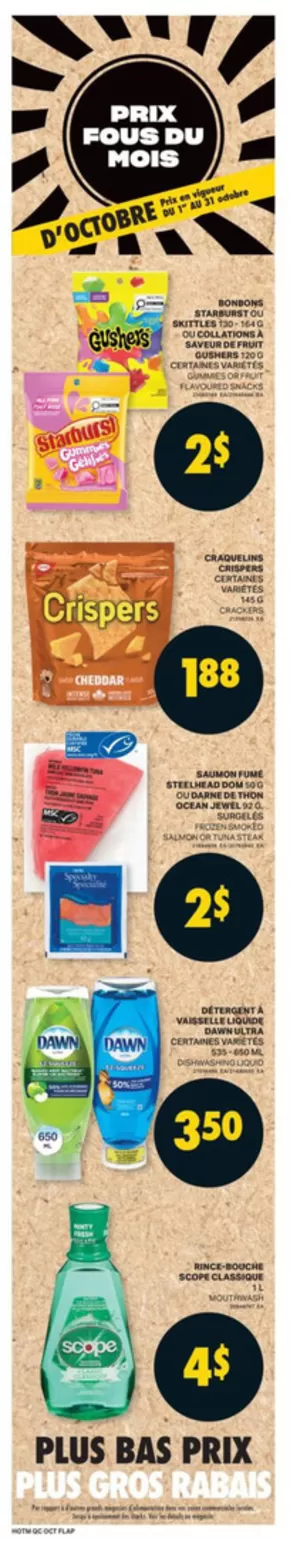 L'Intermarché catalogue in Ottawa | Top deals and discounts | 2025-10-09T00:00:00.000Z - 2025-10-15T00:00:00.000Z