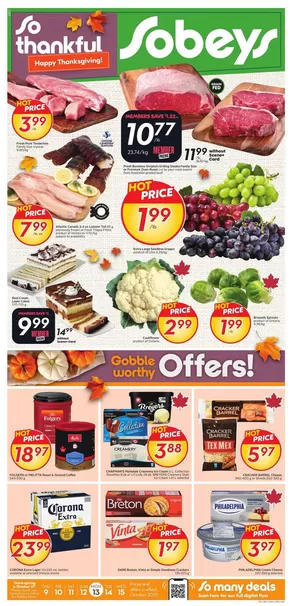 Sobeys catalogue in Abbotsford | Sobeys Weekly ad | 2025-10-09T00:00:00.000Z - 2025-10-15T00:00:00.000Z