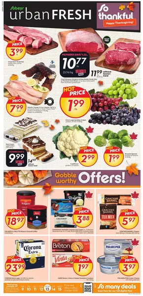Sobeys catalogue in Surrey | Attractive special offers for everyone | 2025-10-09T00:00:00.000Z - 2025-10-15T00:00:00.000Z