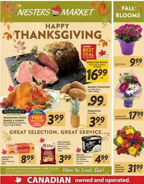 Nesters Market catalogue in Burlington | Happy thanksgiving , best deal of the week  | 2025-10-09T00:00:00.000Z - 2025-10-15T00:00:00.000Z