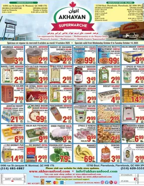 Akhavan catalogue in Burlington | Speciaux en vigueur au mardi 14 octobre 2025 | 2025-10-09T00:00:00.000Z - 2025-10-14T00:00:00.000Z