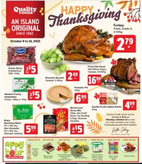 Quality Foods catalogue in Burlington | Happy thanksgiving | 2025-10-09T00:00:00.000Z - 2025-10-23T00:00:00.000Z