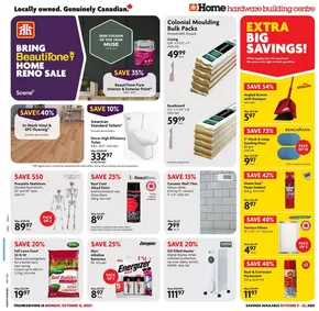 Home Hardware catalogue in Yarmouth | Top deals for all customers | 2025-10-09T00:00:00.000Z - 2025-10-22T00:00:00.000Z